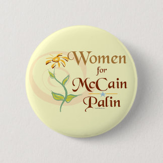Badge Rond 5 Cm Femmes pour le bouton de McCain/Palin