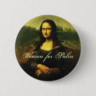 Badge Rond 5 Cm Femmes pour Palin 2008