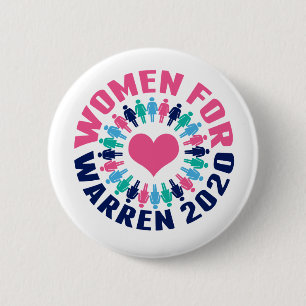 Badge Rond 5 Cm Femmes pour Warren 2020