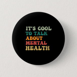 Badge Rond 5 Cm Femmes Son Cool Parler De Sensibilisants En Santé