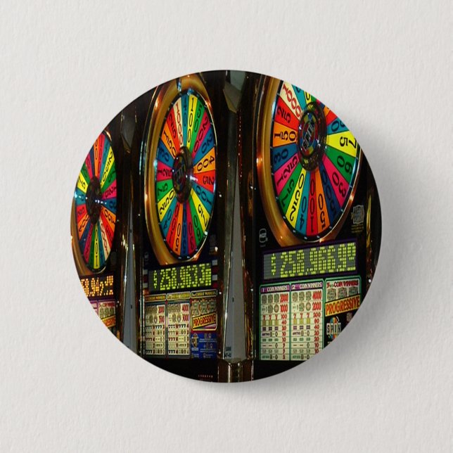 Badge Rond 5 Cm Fentes Vegas (Devant)