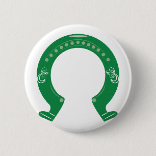 Badge Rond 5 Cm Fer à cheval