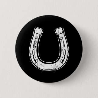 Badge Rond 5 Cm fer à cheval