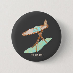 Badge Rond 5 Cm Fer et table à repasser
