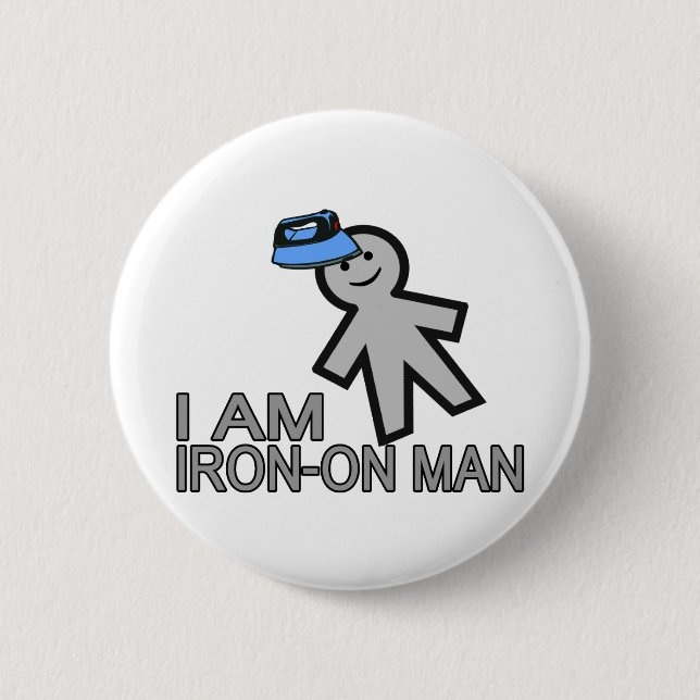Badge Rond 5 Cm Fer-Sur l'homme (Devant)
