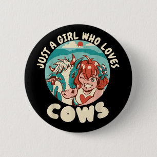 Badge Rond 5 Cm Ferme agricole