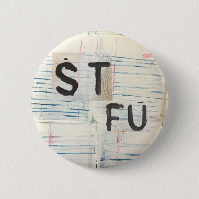 Badge Rond 5 Cm Fermez le bouton (Devant)