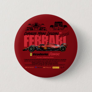 Badge Rond 5 Cm Ferrari