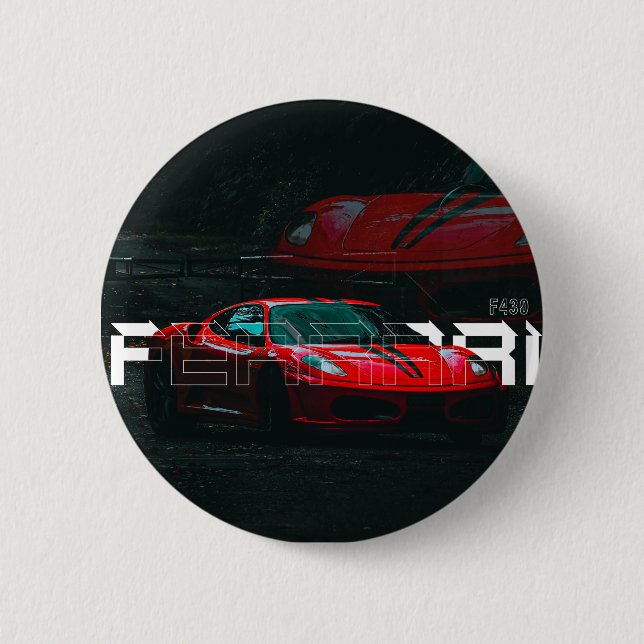 BADGE ROND 5 CM FERRARI F430 (Devant)