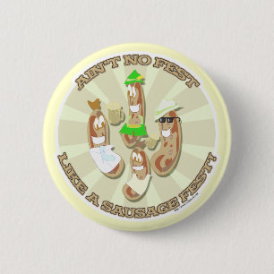 Badge Rond 5 Cm Fest de saucisse !