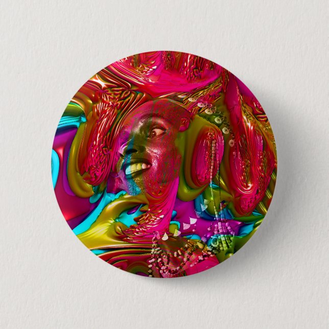 Badge Rond 5 Cm Festival de musique (Devant)