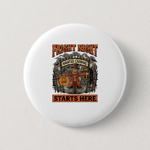 Badge Rond 5 Cm Festival de nuit effrayante d'Halloween