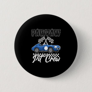 Badge Rond 5 Cm Fête d'anniversaire de course de voiture de course