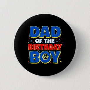 Badge Rond 5 Cm Fête d'anniversaire de famille Drôle de papa du Bo