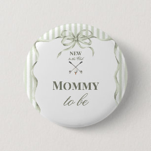 Badge Rond 5 Cm Fête de bébé golf Vintage Neutre Nouveau dans le C