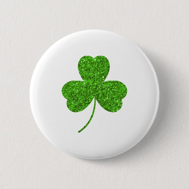 Badge Rond 5 Cm Fête de la Saint-Patrick shamrock (Devant)