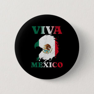Badge Rond 5 Cm Fête de l'Indépendance mexicaine Aigle Mexique Dra