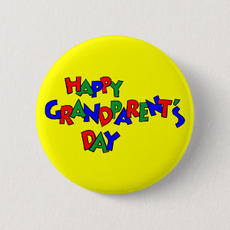 Badge Rond 5 Cm Fête des grands-parents -