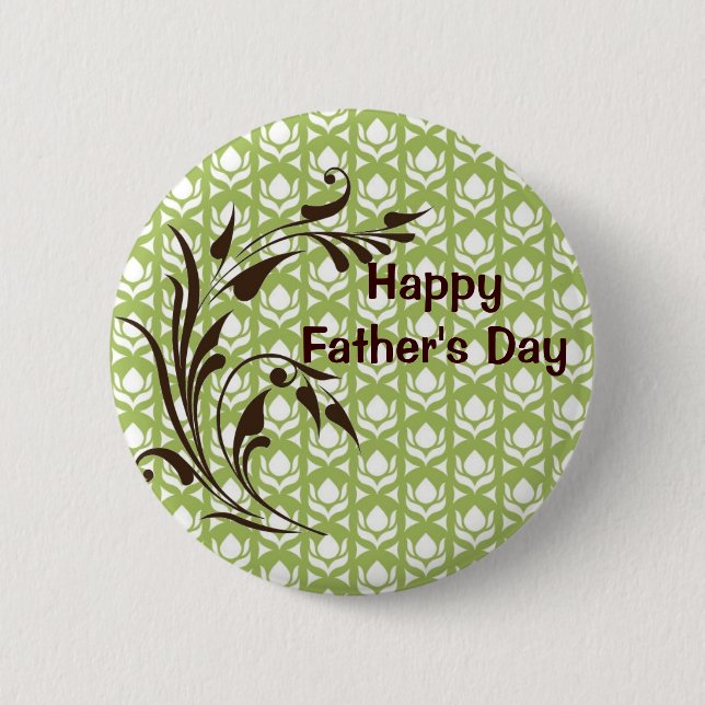 Badge Rond 5 Cm Fête des pères heureuse (Devant)