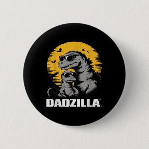 Badge Rond 5 Cm Fête des pères Surprise Pour Dino Papa Ultimate -