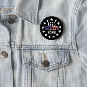 Badge Rond 5 Cm Fête du 250e anniversaire des États-Unis