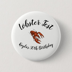 Badge Rond 5 Cm Fête du homard