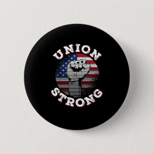 Badge Rond 5 Cm Fête du travail forte de l'Union