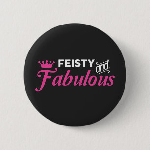 Badge Rond 5 Cm Fête et fabuleux