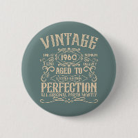 Fête vintage d'anniversaire personnalisée