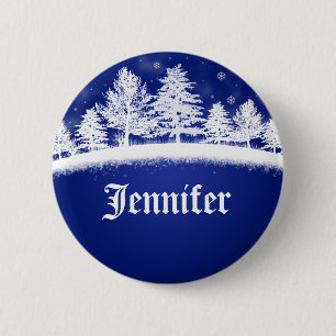 Badge Rond 5 Cm Fêtes Société Nom du parti Tags Noël Noël No