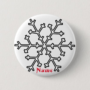 Badge Rond 5 Cm Feu de neige Thunder_Cove