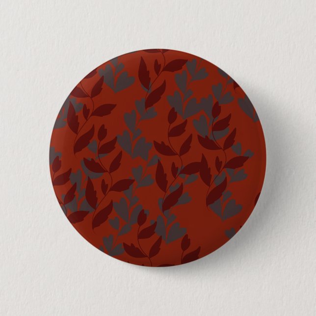 Badge Rond 5 Cm feuille (Devant)