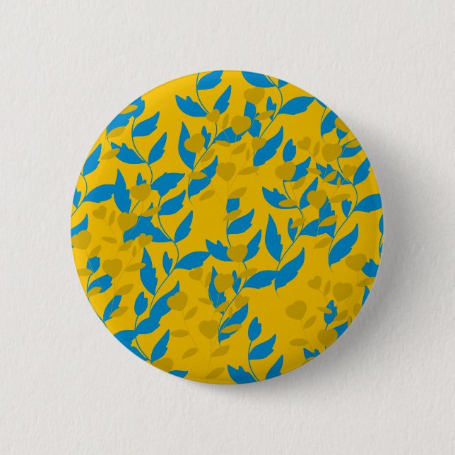 Badge Rond 5 Cm feuille (Devant)