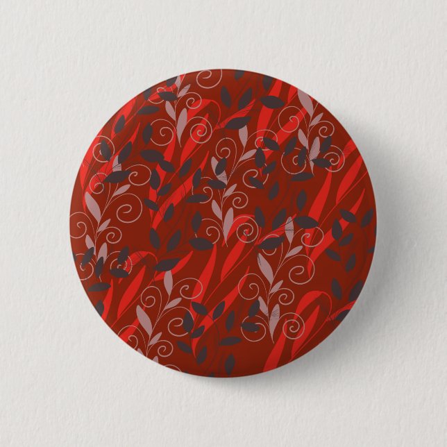 Badge Rond 5 Cm feuille (Devant)
