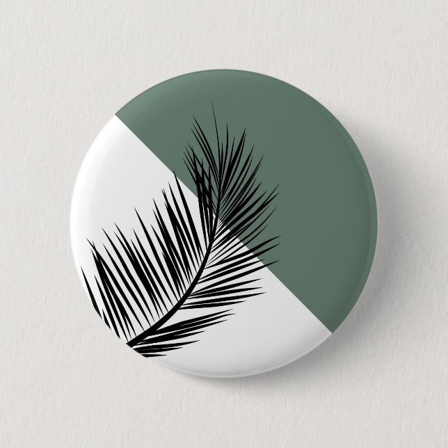 Badge Rond 5 Cm Feuille de palme (Devant)