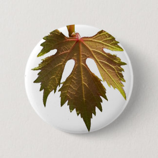Badge Rond 5 Cm Feuille de raisin