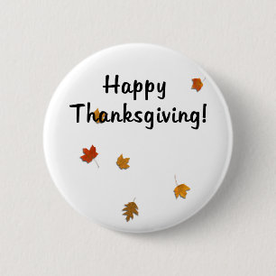 Badge Rond 5 Cm Feuille de récolte