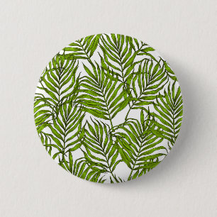 Badge Rond 5 Cm Feuilles Palm