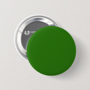 Badge Rond 5 Cm Feuilles vert uni