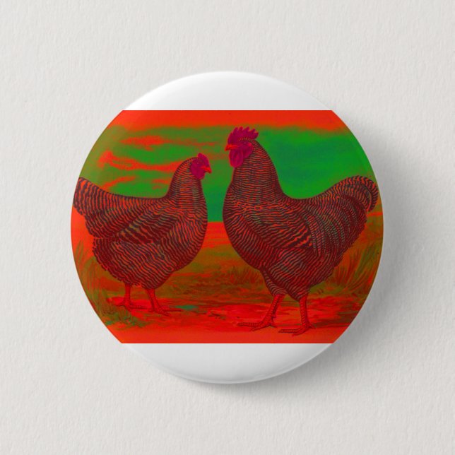Badge Rond 5 Cm FeuSang (Devant)