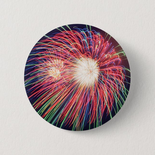 Badge Rond 5 Cm Feux (Devant)