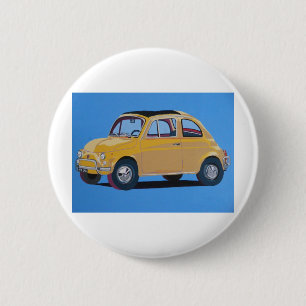 Badge Rond 5 Cm Fiat 500