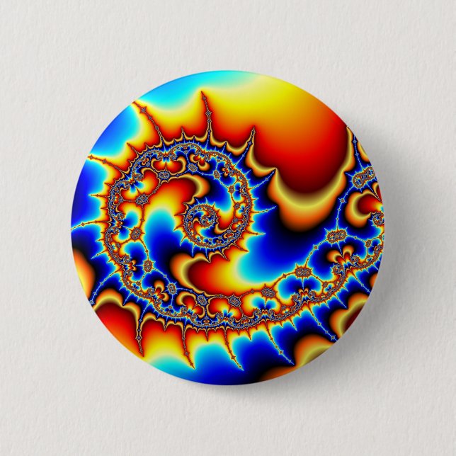 Badge Rond 5 Cm Fibonaccispikeral (Devant)