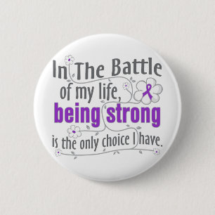 Badge Rond 5 Cm Fibromyalgia In The Battle