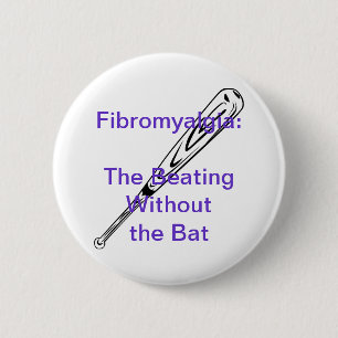 Badge Rond 5 Cm Fibromyalgie : Le battement sans batte
