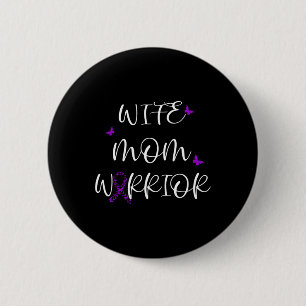 Badge Rond 5 Cm Fibromyalgie Sensibilisation Fibro Warrior Invisib