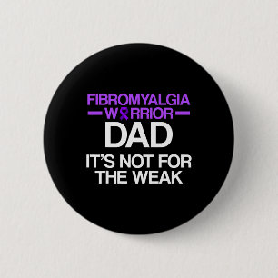 Badge Rond 5 Cm Fibromyalgie Survivante Papa Warrior 2