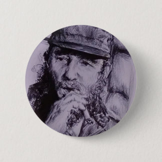 Badge Rond 5 Cm Fidel Castro