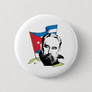 Badge Rond 5 Cm Fidel Castro