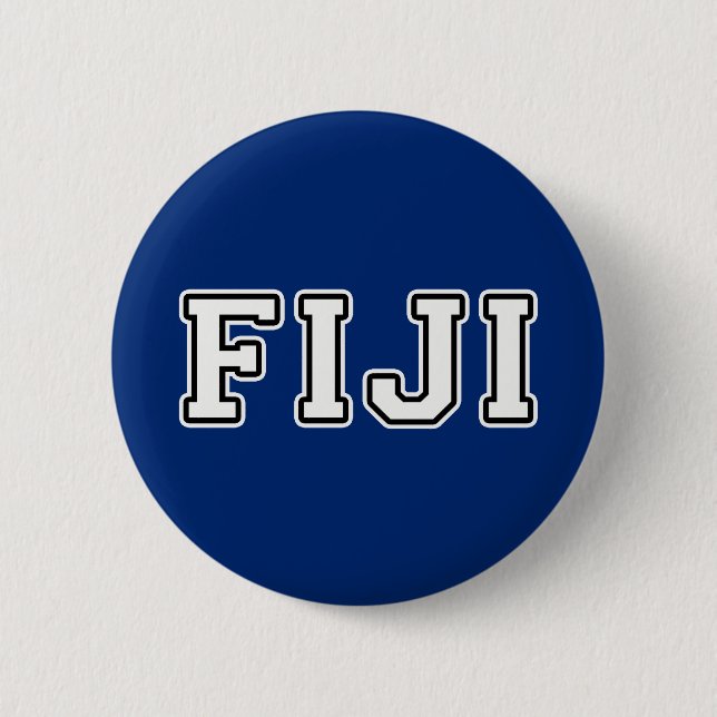 Badge Rond 5 Cm Fidji (Devant)